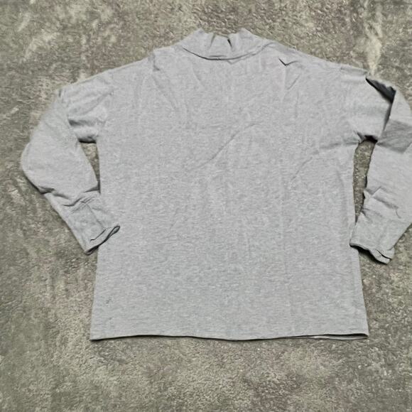 Athleta Sweatshirt Womens Large Blue Clarity V-Neck Pullover Fleece Sweater - Picture 3 of 9